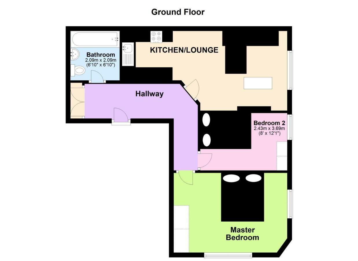 Holden Court Apartments - Apt 3 West Drayton  المظهر الخارجي الصورة